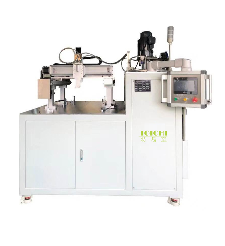 Dispensing and filling machine