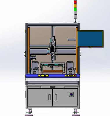 High precision multi-function online visual locking screw machine